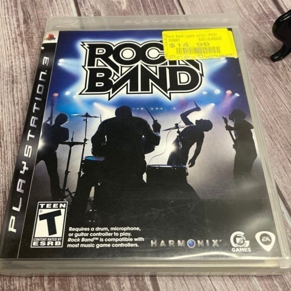 Rock Band Sony PlayStation 3 PS3 2007 EA Games Harmonix Rhythm Music Game CIB